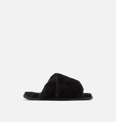 Sorel Go Shoes UK - Womens Slippers Black (UK1537289)